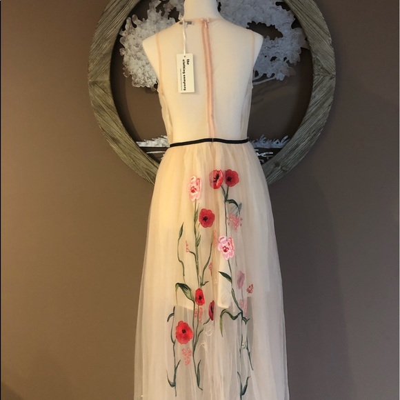 🆕Blush Floral Embroidered Dress 🌺 - Picture 5 of 5